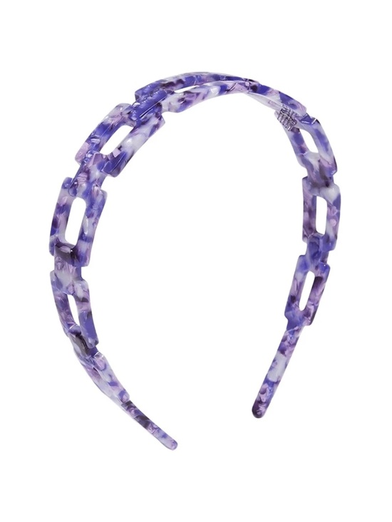 Draper James Accessories - Draper James Blue, Brown Tortoise Chain Link Headband.